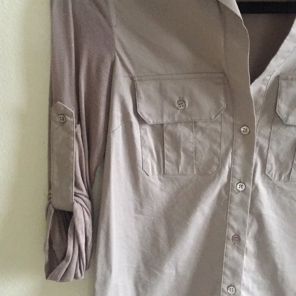 BCBG MAXAZRIA MILITARY SHIRT - Picture 3 of 5